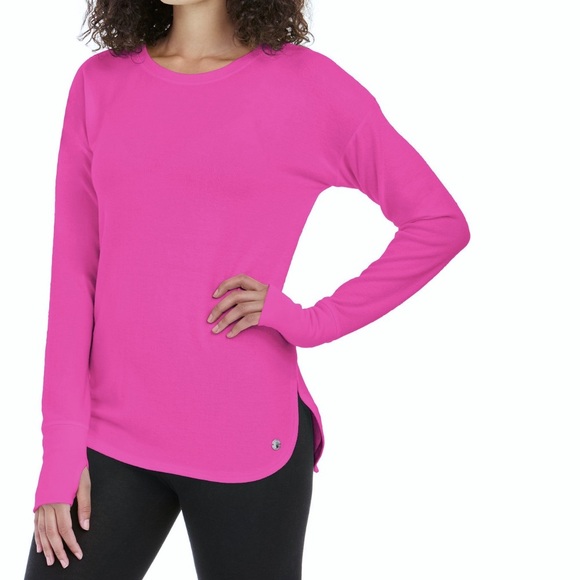 Ideology Tops - Ideology woman’s Heathered Long Sleeves T Shirt XS